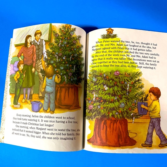 THE CHRISTMAS TREE THAT GREW VTG 80’s A LITTLE GOLDEN BOOK CHRISTMAS STORY - Picture 6 of 11